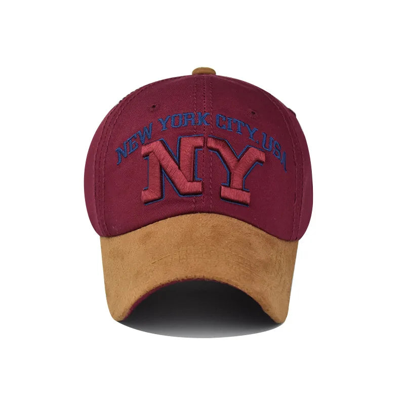 Retro-Style New York Snapback Baseball Cap
