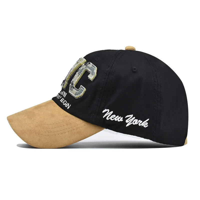 Retro-Style New York Snapback Baseball Cap