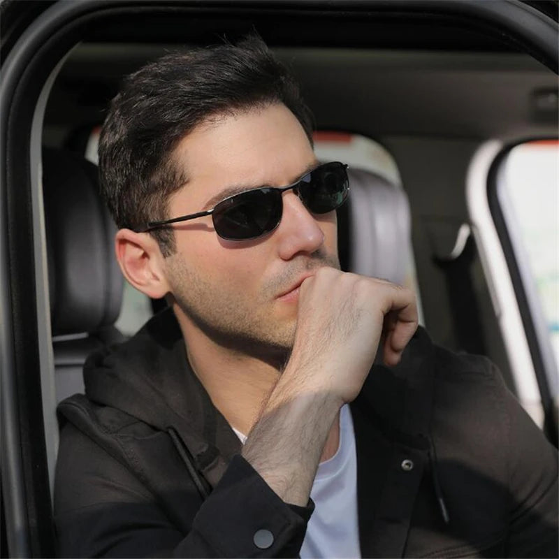 Polarized Men's Sunglasses casual Black-Grey