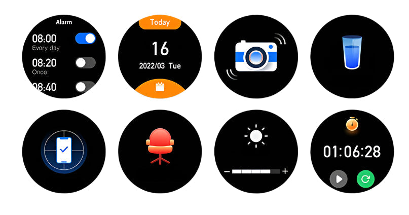 Outdoor Military Rugged Smartwatch – GPS, Bluetooth Calls & Fitness Tracking