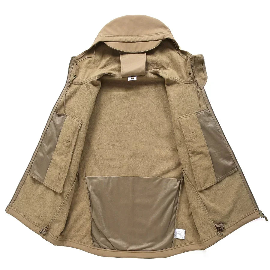 Men's High-Quality Soft Shell Hooded Coat
