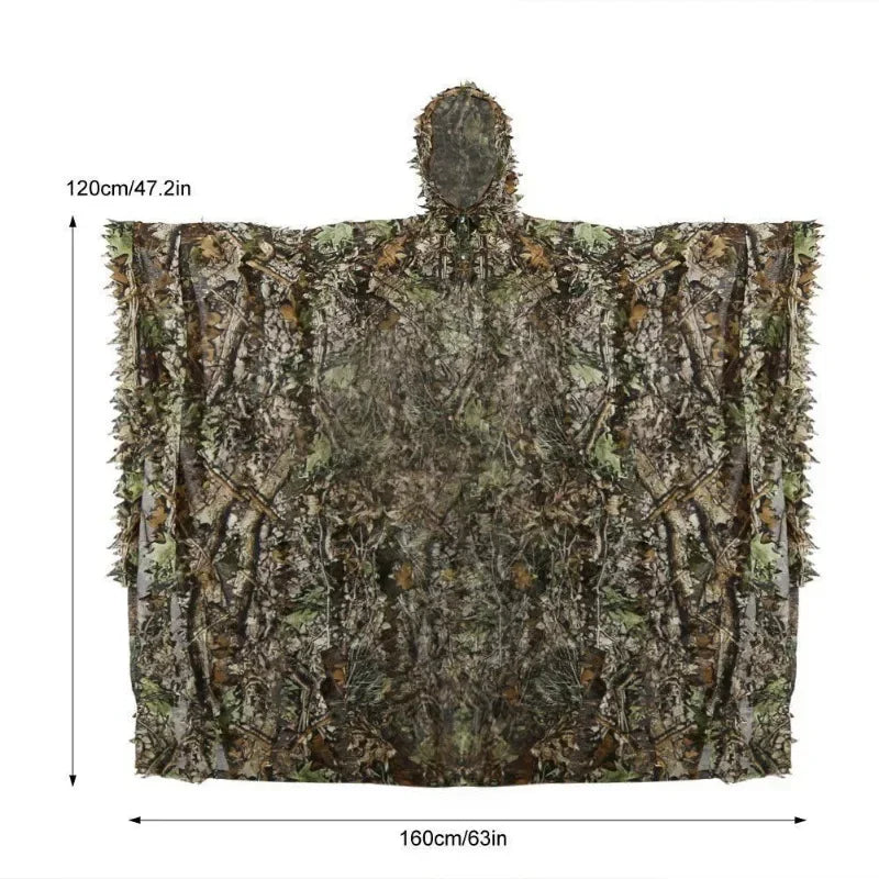 Ultimate Ghillie Poncho: Blend into Nature Seamlessly