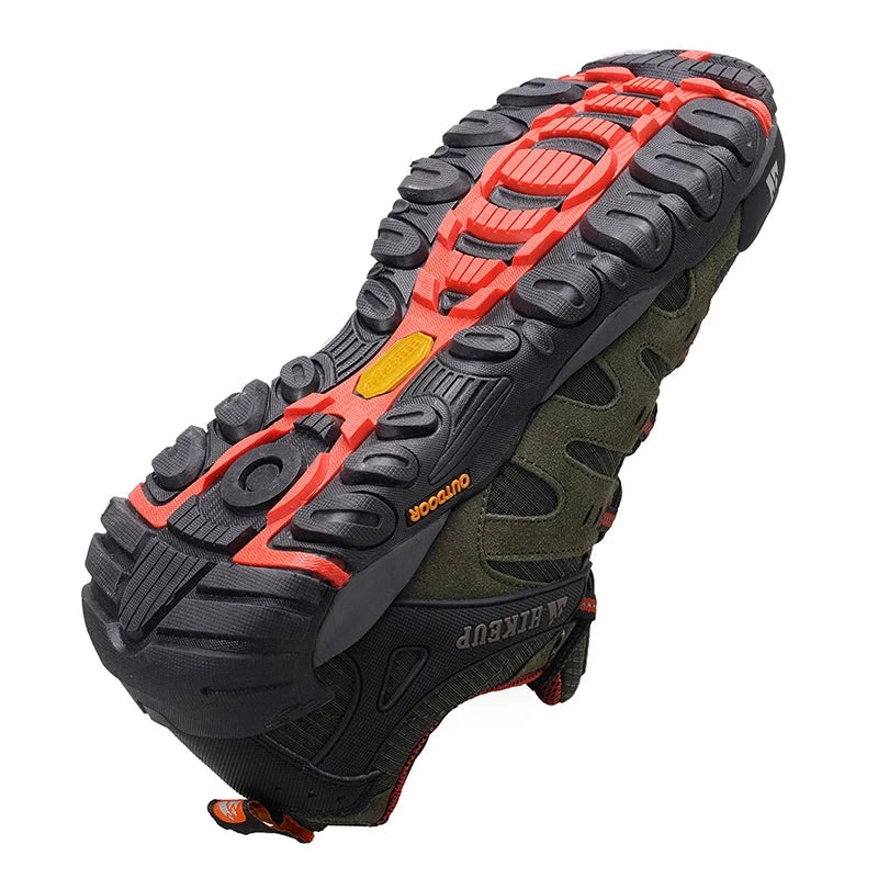 Men's Hiking Shoes – Suede Leather Outdoor Footwear