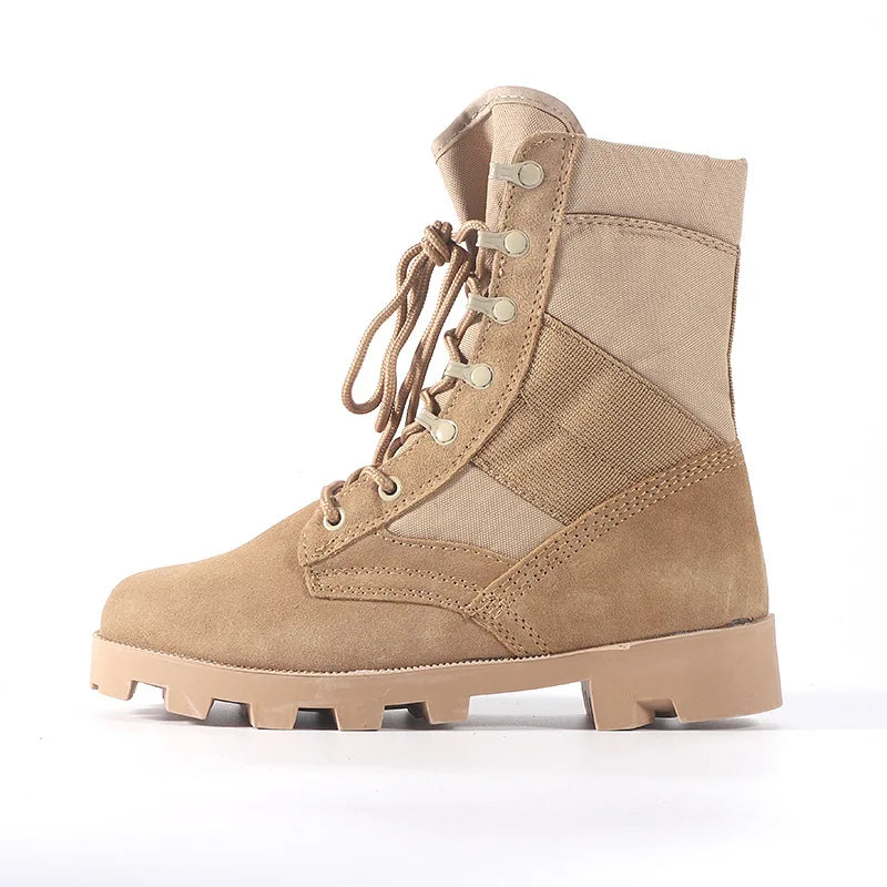 Tactical High-Top Boots – Shock-Absorbing and Durable for Outdoor Adventures