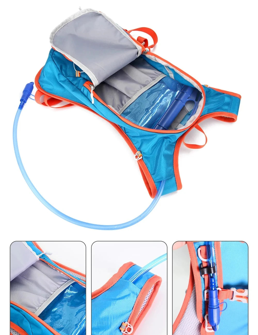 Hydration Backpack 12L with Bicycle Helmet Bag: Built for Your Outdoor Adventures