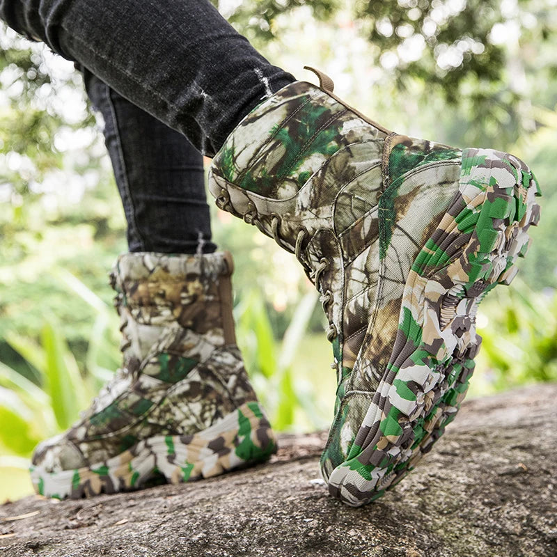 Men's High-Quality Camouflage Training Boots – Non-Slip & Durable