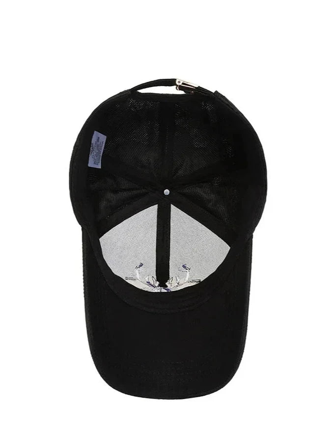 Unisex Luxury Embroidered Baseball Cap - Deer Motif