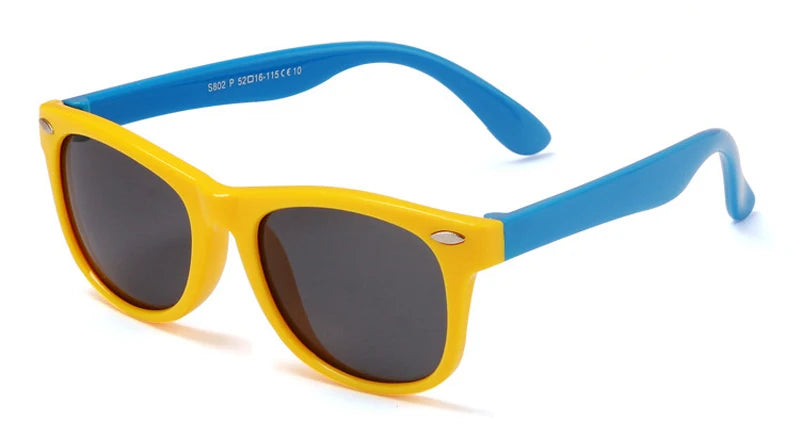Classic Kids Silicone Sunglasses – Durable UV400 Protection for Boys & Girls