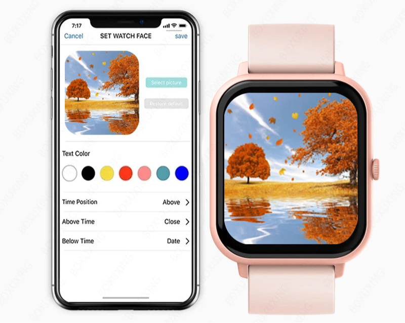 Smart Watch with Bluetooth Calling and Touch Screen – Stylish with Fitness Tracker for Women & Men