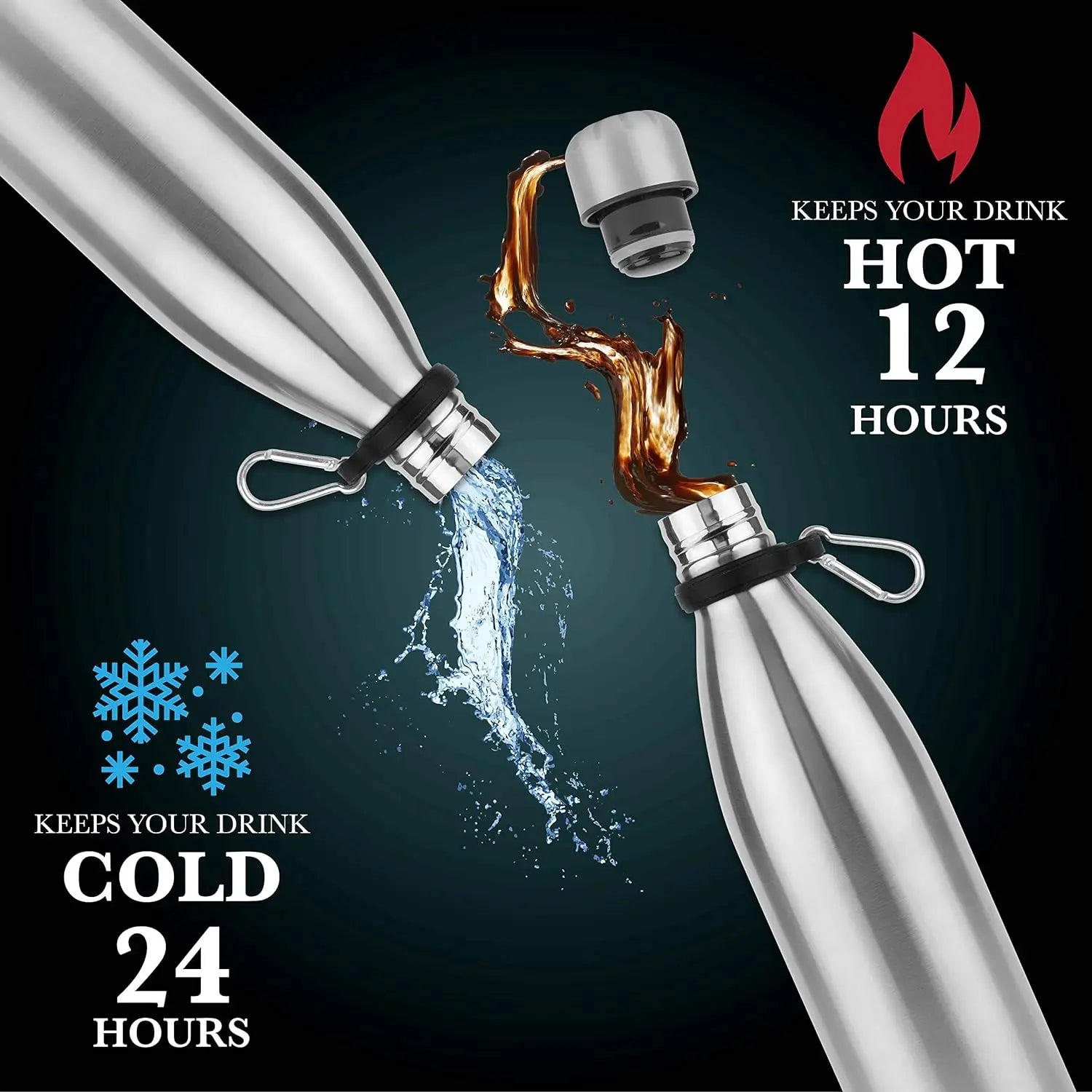 750ml Diversion Water Bottle with Secret Stash & Organizer