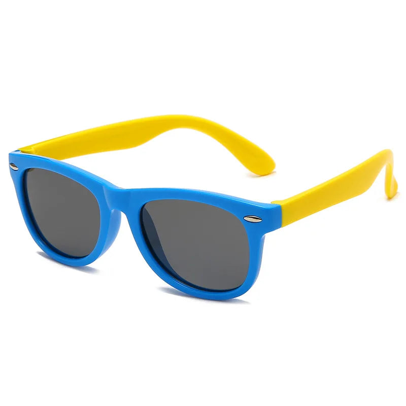 Classic Kids Silicone Sunglasses – Durable UV400 Protection for Boys & Girls