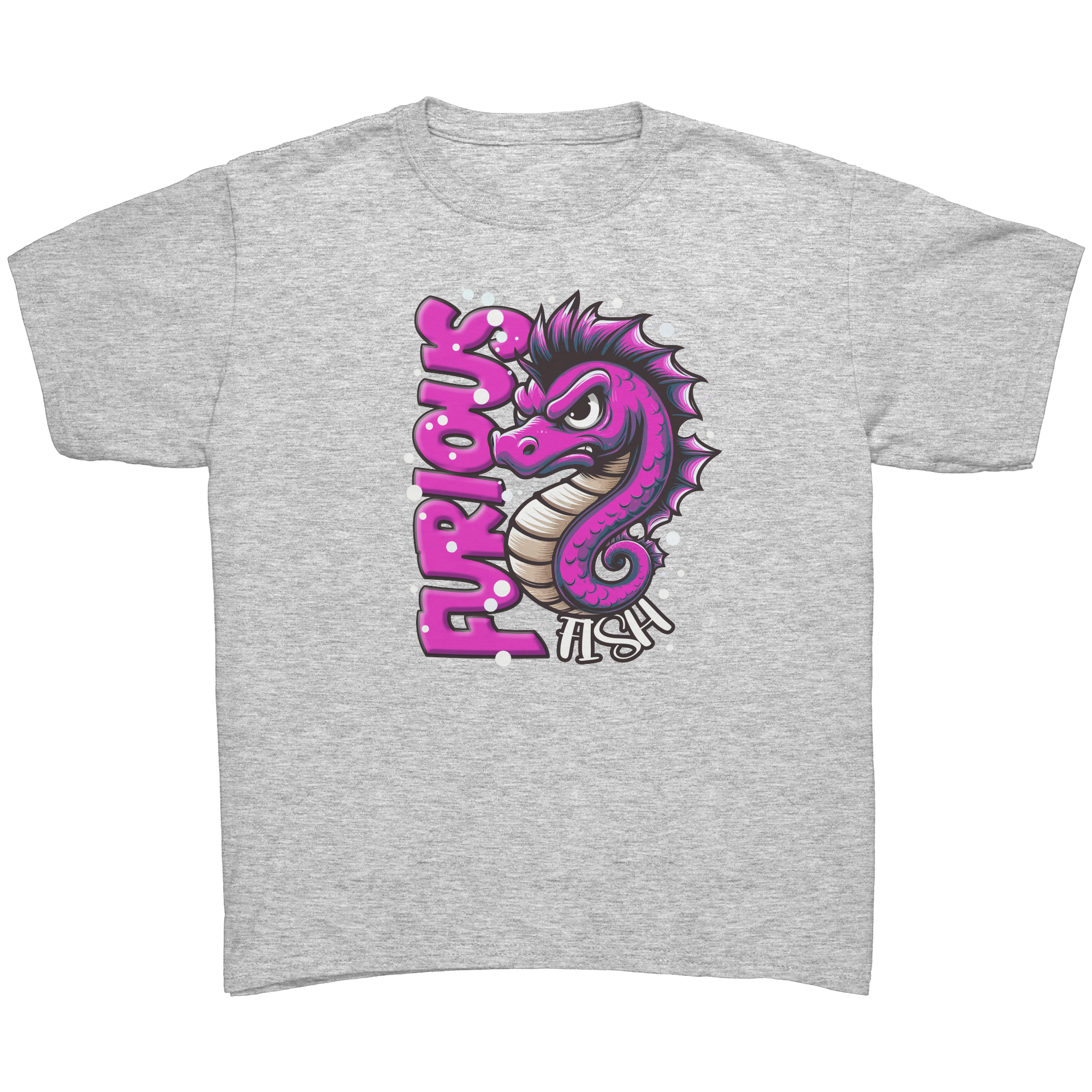 Sofia_the_Sea_Horse_T-Shirt_Childrens__Ash_Mockup.png