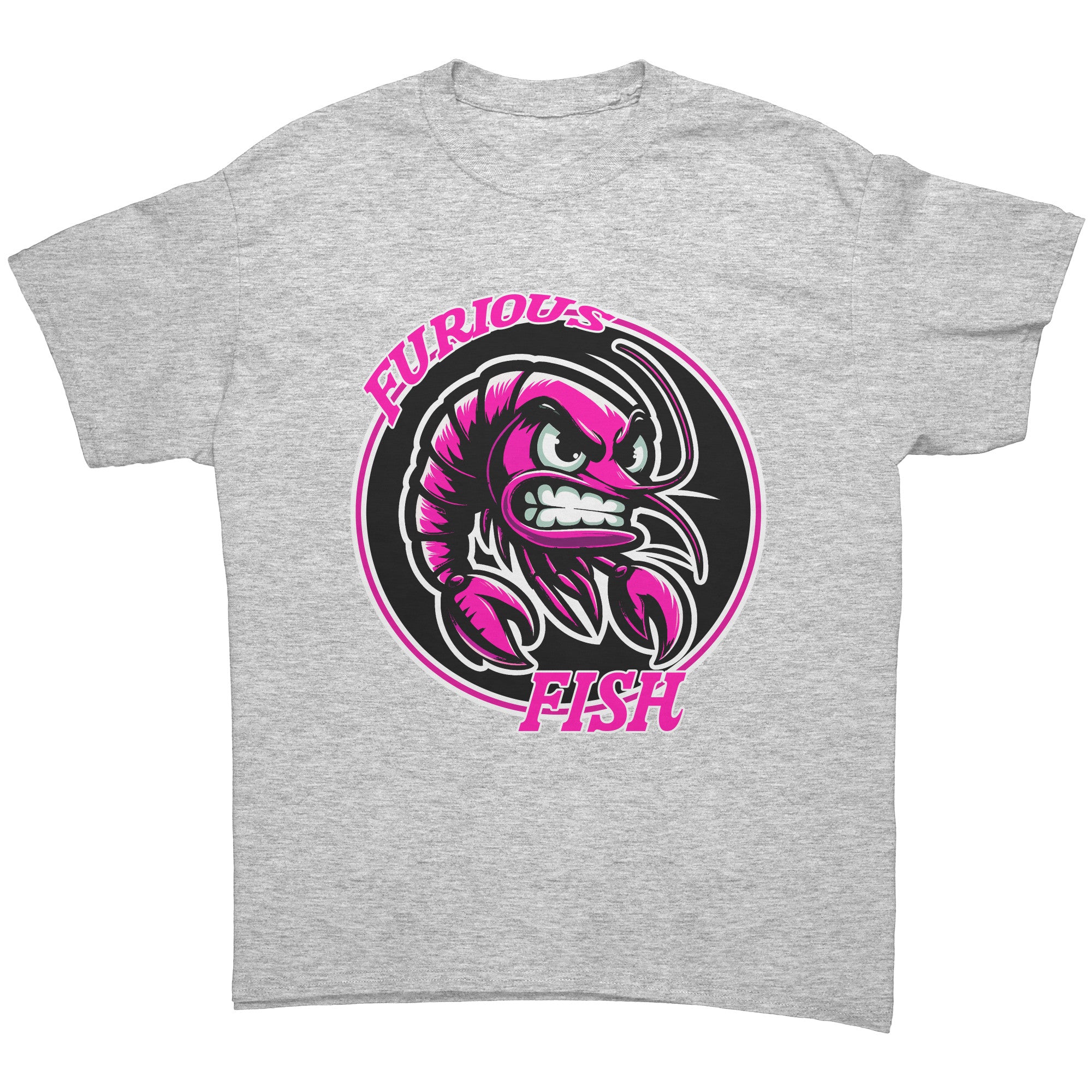 Stand Out with Shelly the Shrimp! Furious Fish (Adult Unisex)