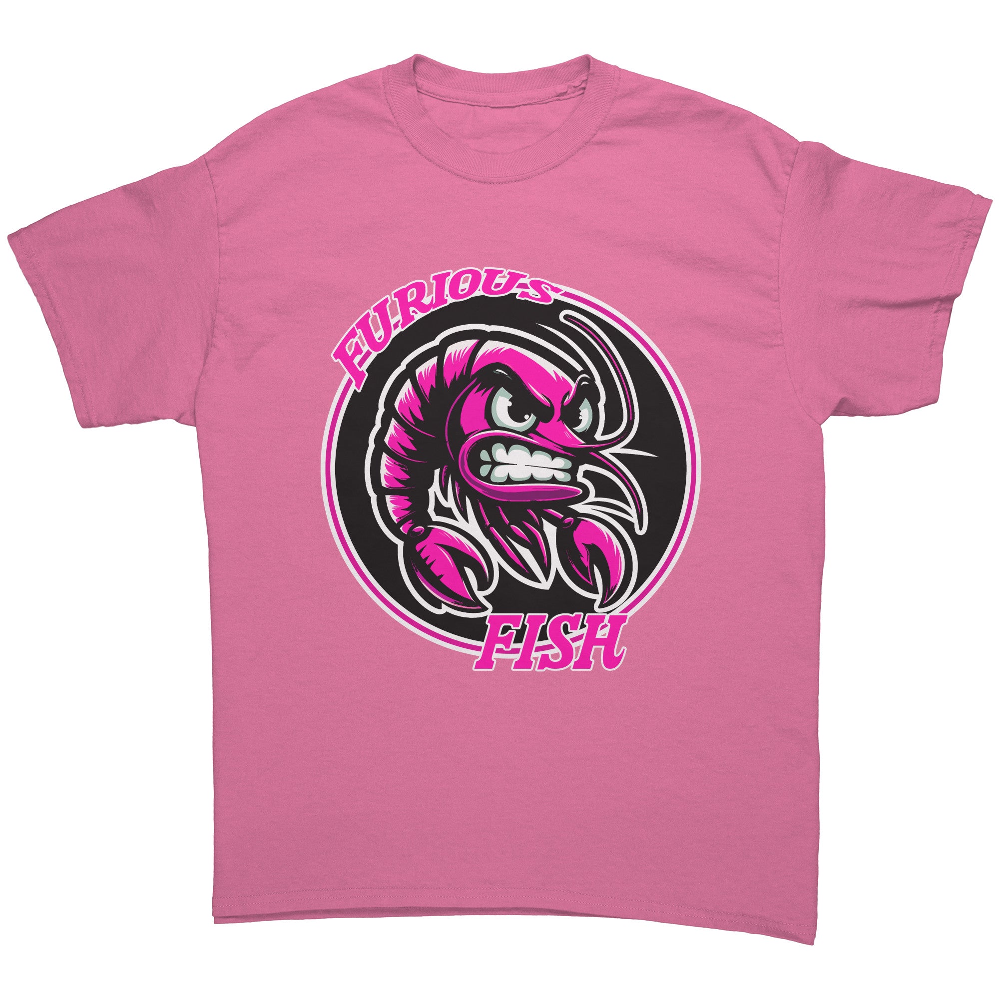 Stand Out with Shelly the Shrimp! Furious Fish (Adult Unisex)