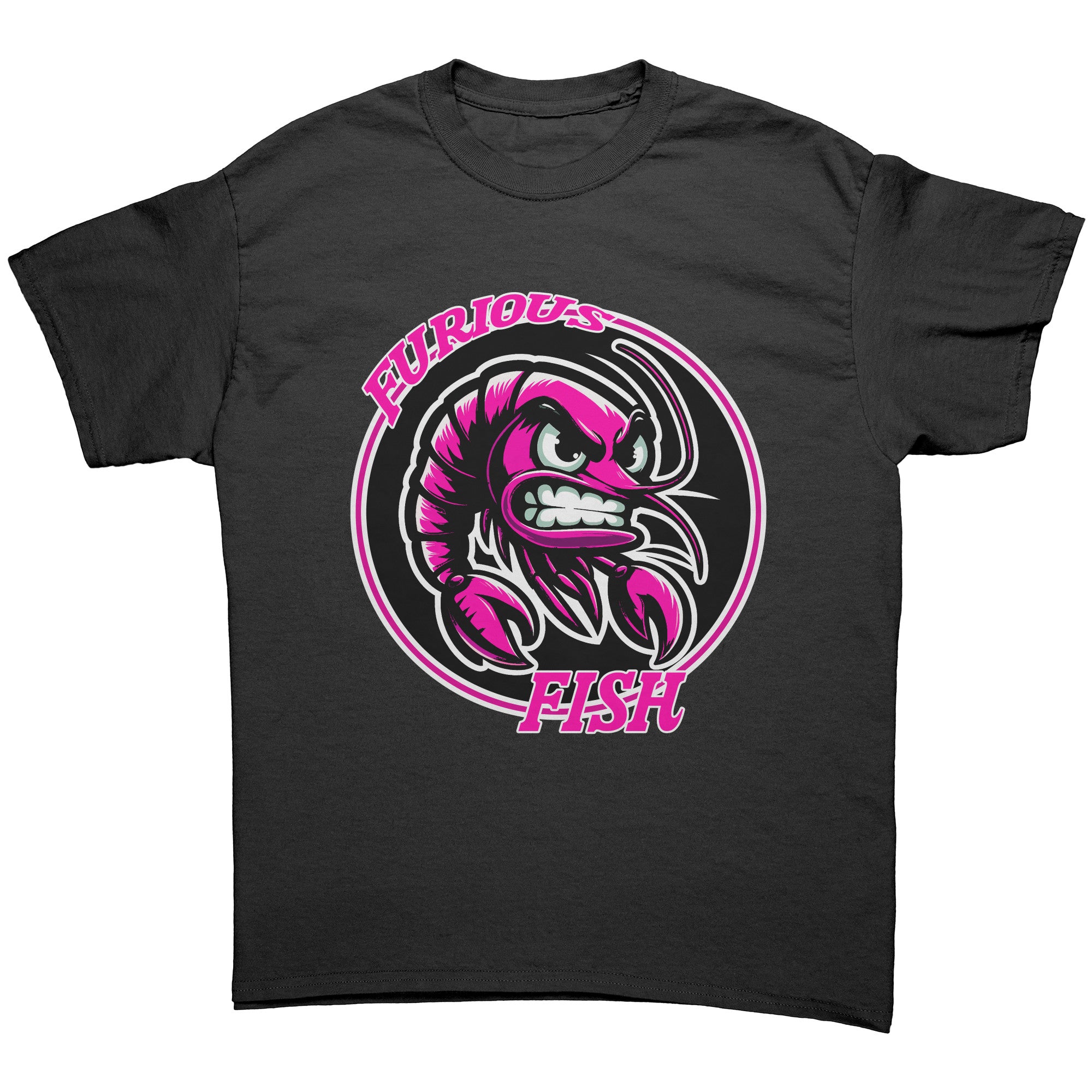 Stand Out with Shelly the Shrimp! Furious Fish (Adult Unisex)