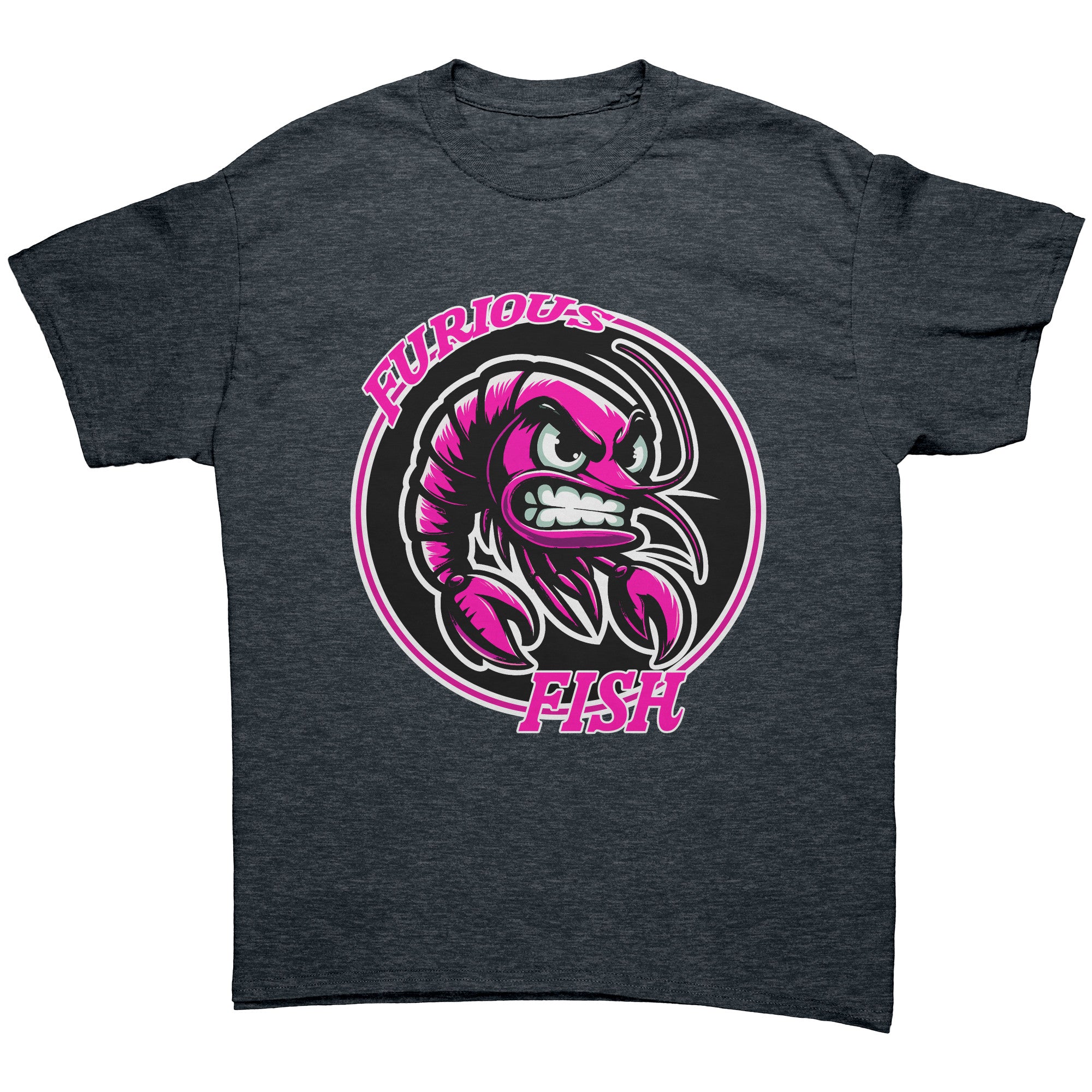 Stand Out with Shelly the Shrimp! Furious Fish (Adult Unisex)