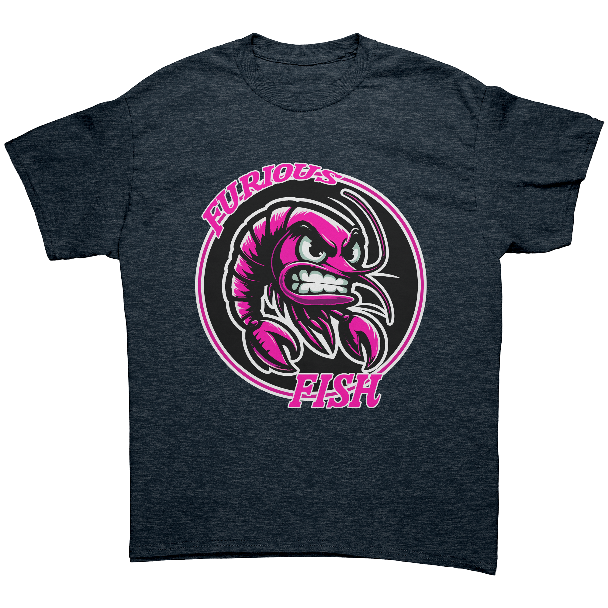 Stand Out with Shelly the Shrimp! Furious Fish (Adult Unisex)