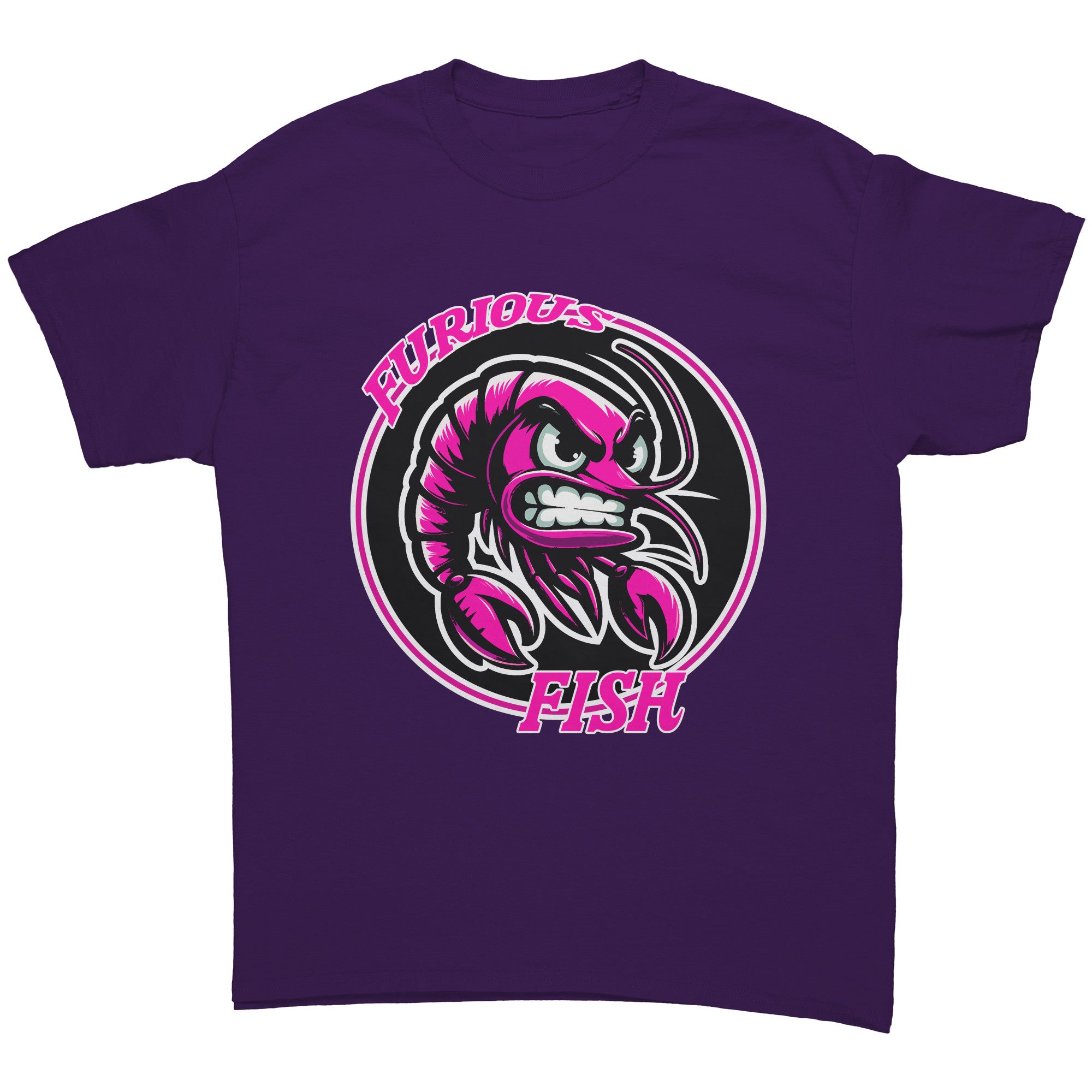 Stand Out with Shelly the Shrimp! Furious Fish (Adult Unisex)