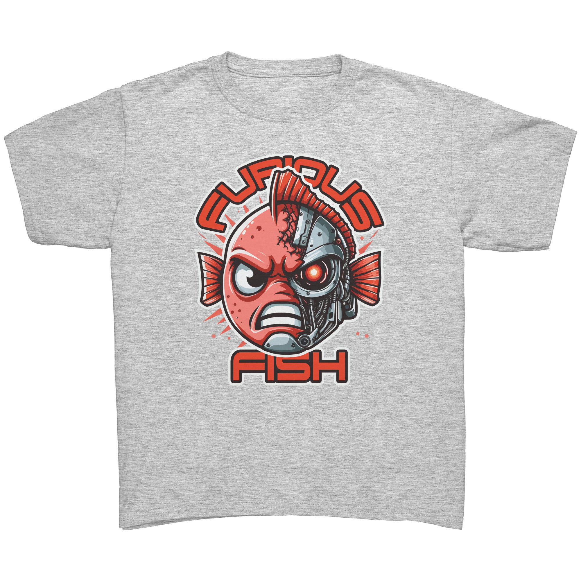 Tommy the Turbot-nator will be back! Furious Fish T-Shirt (Children's Unisex)