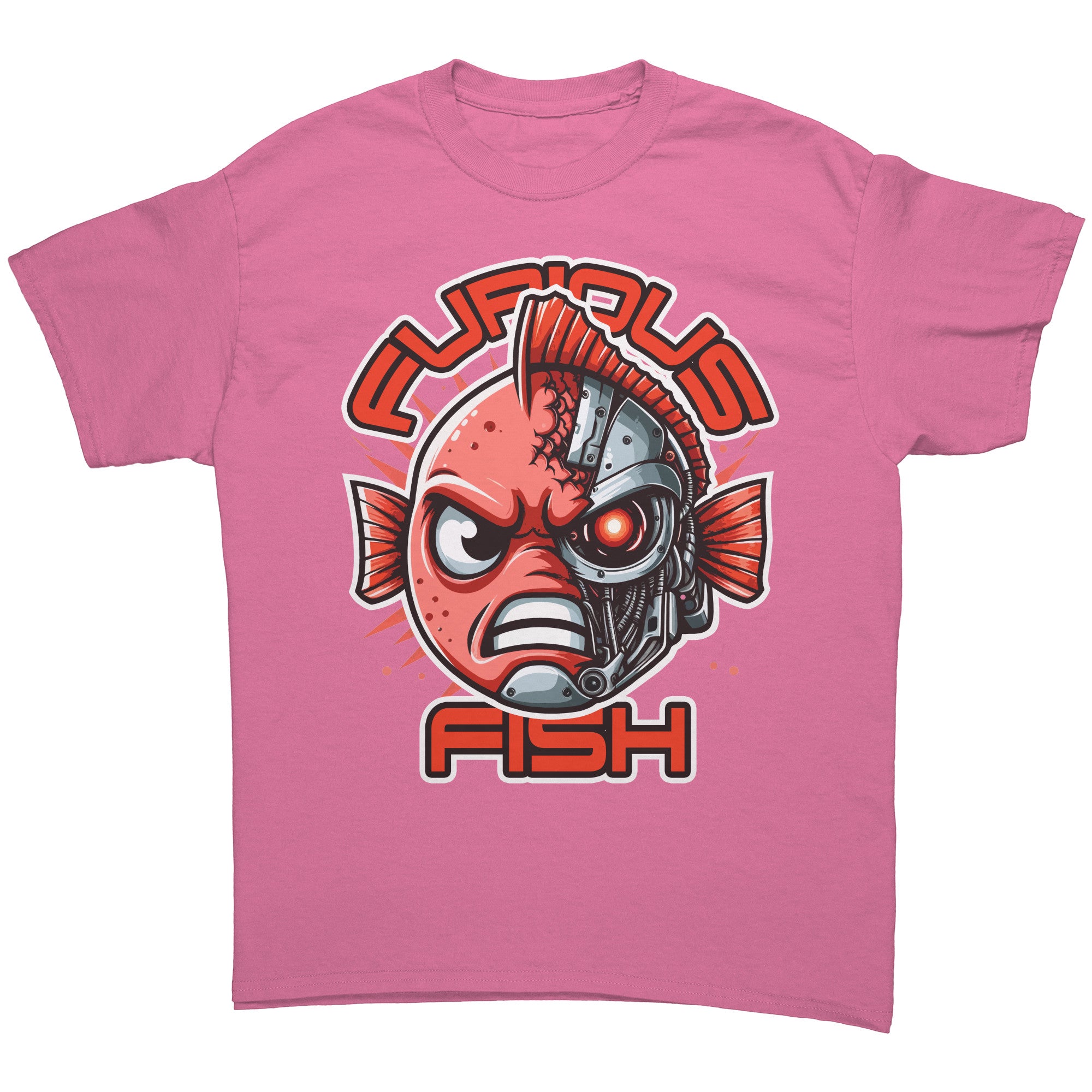 Tommy the Turbot-nator will be back! Furious Fish T-Shirt (Adult Unisex)