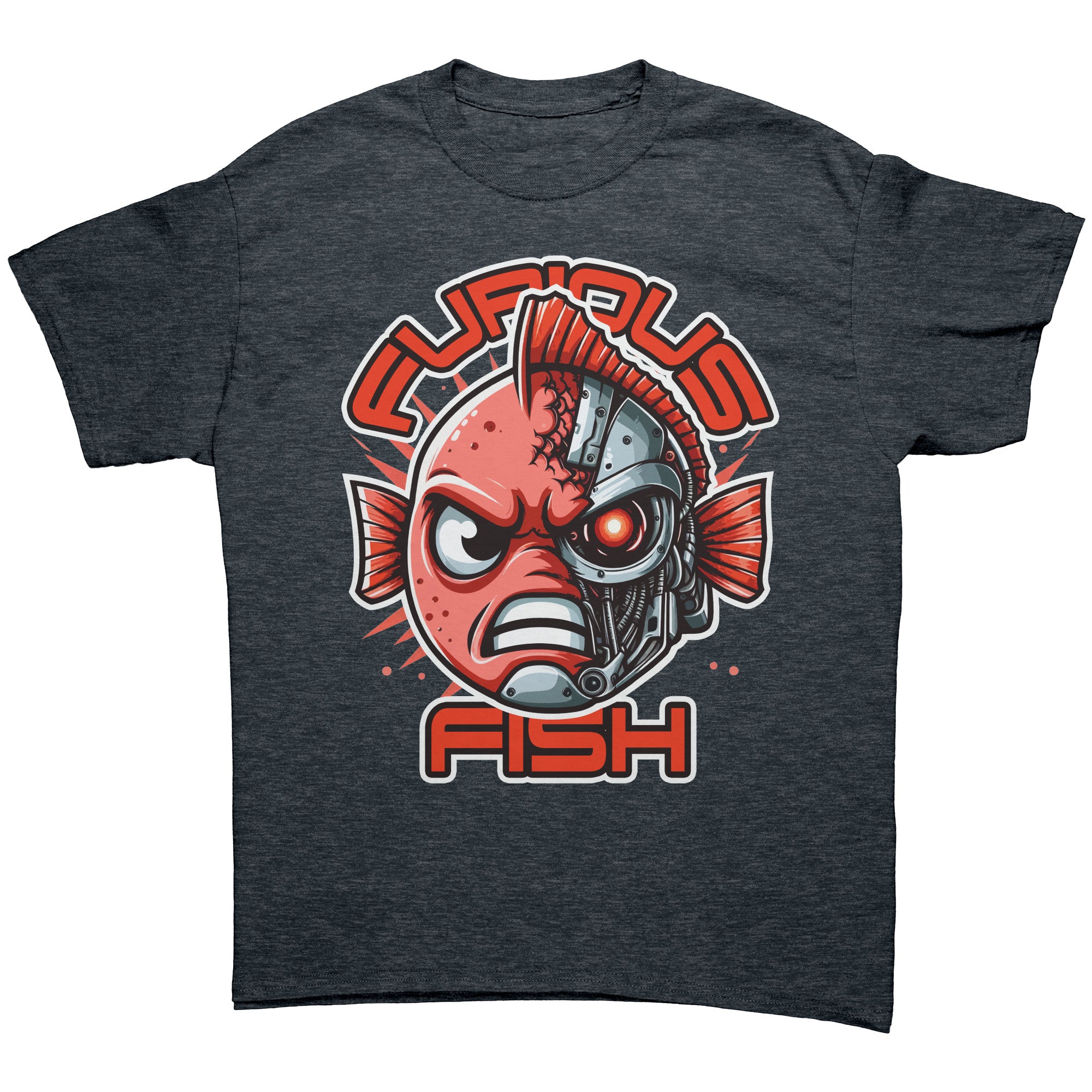 Tommy the Turbot-nator will be back! Furious Fish T-Shirt (Adult Unisex)