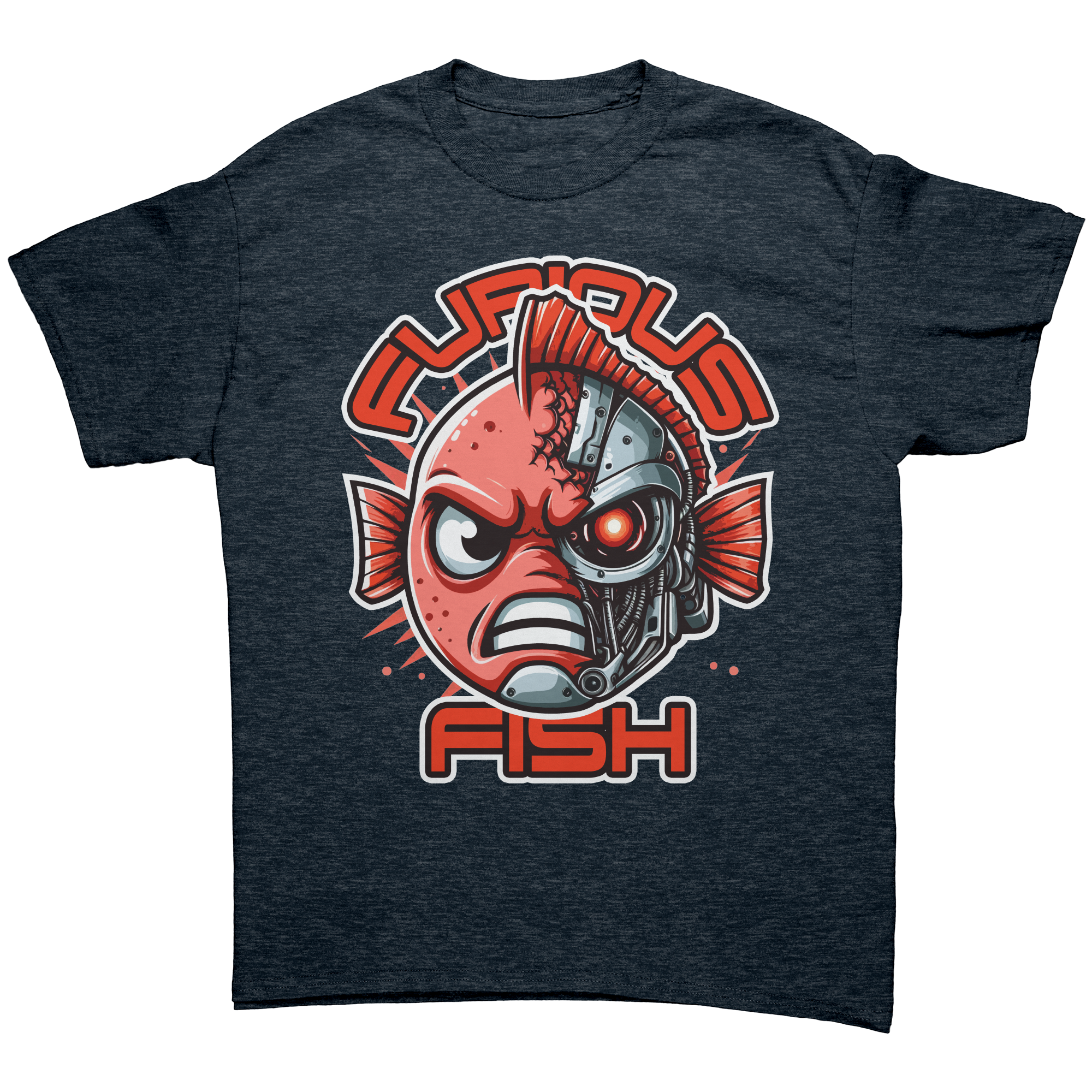 Tommy the Turbot-nator will be back! Furious Fish T-Shirt (Adult Unisex)