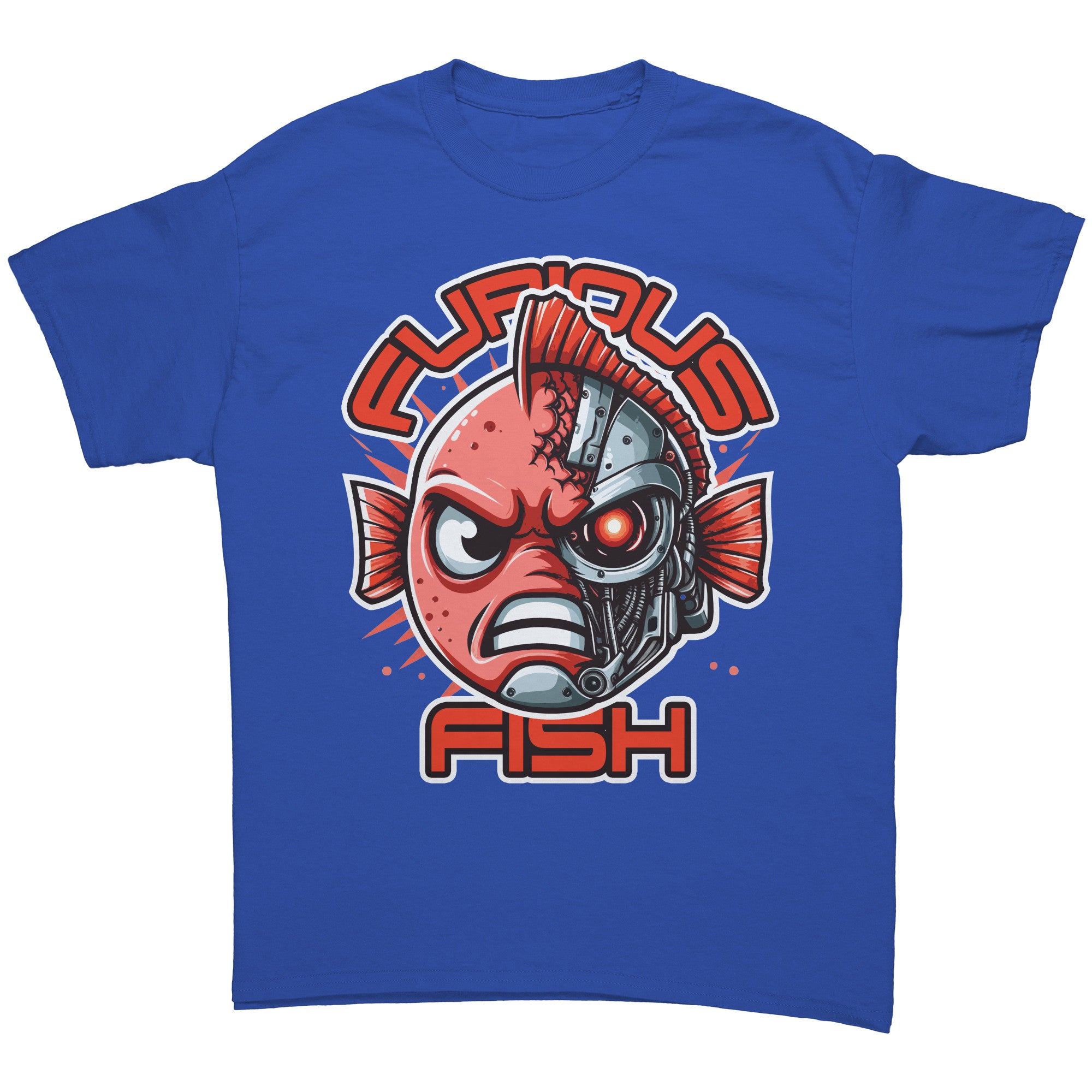 Tommy the Turbot-nator will be back! Furious Fish T-Shirt (Adult Unisex)