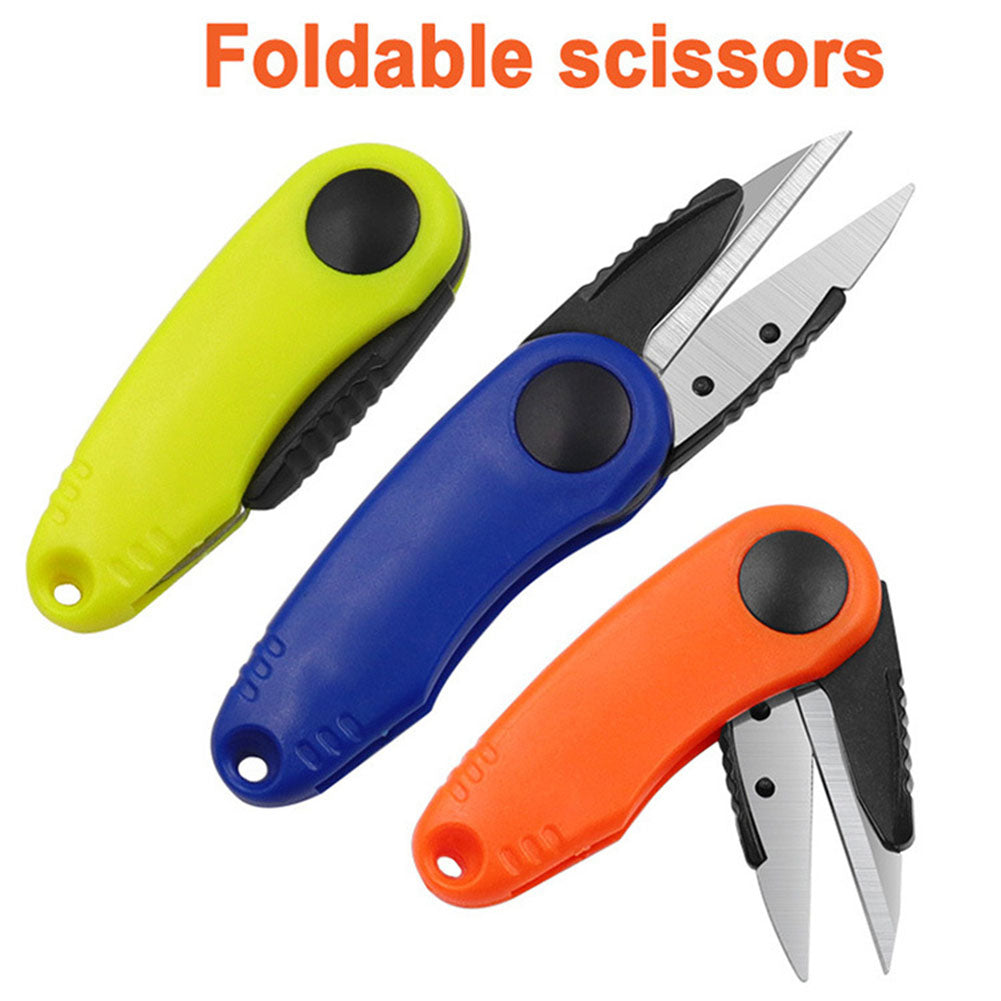 Folding Stainless Steel Fishing Scissors – Compact & Multi-Purpose