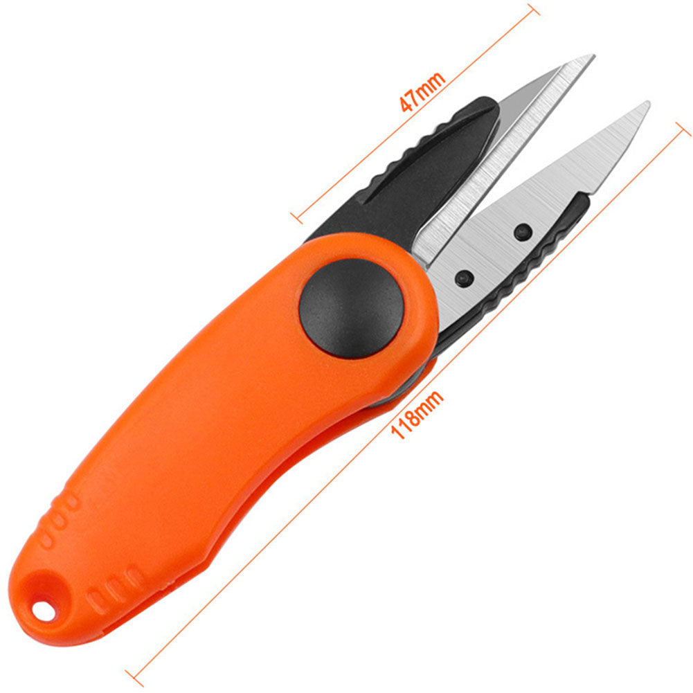 Folding Stainless Steel Fishing Scissors – Compact & Multi-Purpose